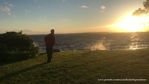 Beautiful Waterfront Sunset on Bay of Quinte Lake Ontario