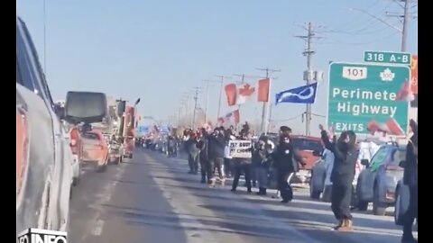 God Bless Canada! Massive Freedom Truckers Convoy Against Vaccine Mandates and Trudeau Tyranny