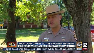 Maryland offers active shooter training
