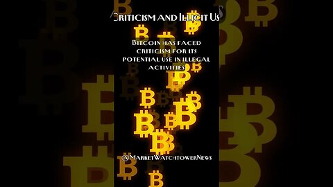 Criticism and Illicit Use: Examining Bitcoin's Critics and Illicit Use Cases - Fact #21 #shorts