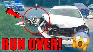 Driver RUNS Over Bikes! - Ultimate Motorcycle Road Rage, Crashes, Close Calls of 2022 [Ep.30]