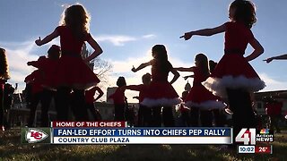Fan-led effort turns into Chiefs pep rally