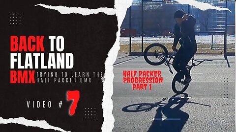 BMX Flatland Half Packer Progression #bmxflatland #bmx