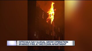 Officials: Illegal grow operation caused fire in Midtown Detroit apartment complex