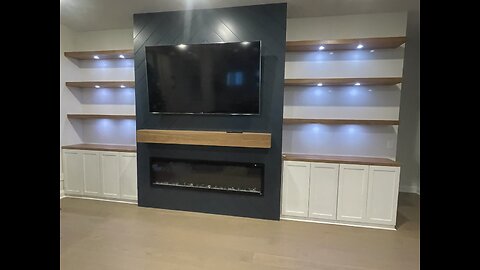 How To Build a Chevron Shiplap Fireplace
