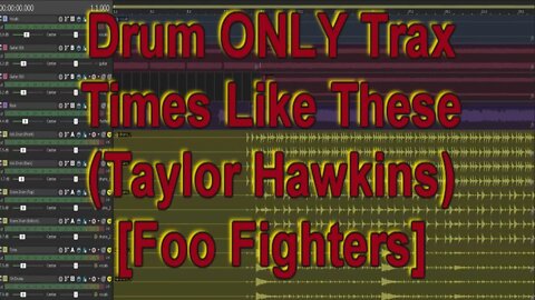 Drum ONLY Trax - Times Like These (Taylor Hawkins) [Foo Fighters]