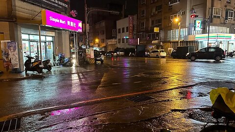 🔴#LateNight🌒with MJ Klein At Jarjar On A Rainy Night #Taiwan