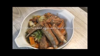 The Ribs,Butternut Squash,Carrots and Chinese Cabbage Stew 北方烩菜/排骨烩菜/北方炖菜
