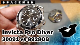 Invicta Pro Diver 30091 vs 8928OB Review