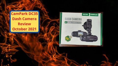 Best 1080p GPS Dash Camera Under $100 Review 2021 CamPark DC35 Dash Camera