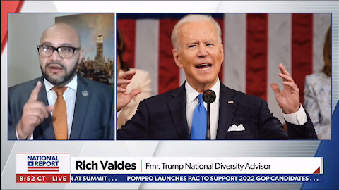 Valdes to Newsmax: “Biden needs to step his game up and build himself back better.”
