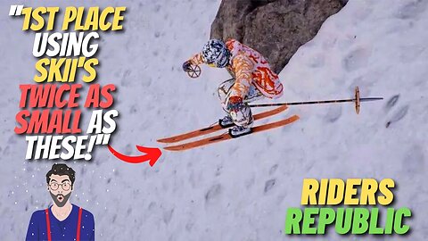 I CAME 1ST PLACE ON WOODEN SKII'S ! [RIDERS REPUBLIC] Gameplay #ridersrepublic #skiing #steezy