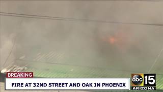 Fire destroys businesses near 32nd Street and Oak