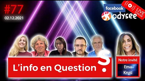 L'info en QuestionS #77 avec Ema Krusi - 2.12.21