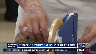 Escaping poverty one soup bean at a time