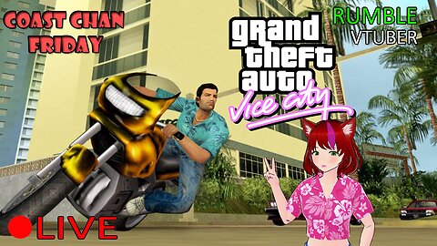 (VTUBER) - Coast Chan Stream - GTA Vice City for the First Time #3 - RUMBLE
