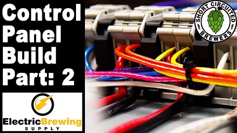 Electric Brewing Supply - Panel Build - Back Panel Wiring Completed #electric brewing