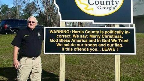 Harris County&#039;s Controversial Sign