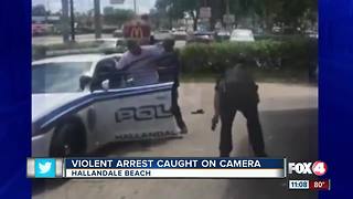 Violent police arrest caught on camera