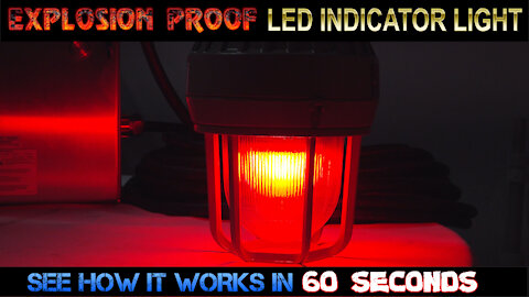 Explosion Proof Solar Powered LED Indicator Light Class I Division 1 IP67