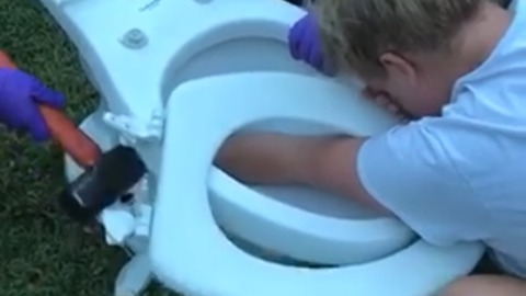 Weird News: Firefighters Help Woman STUCK in the Toilet