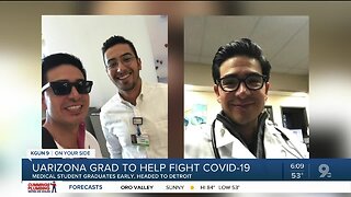 Doctor graduates early to battle coronavirus