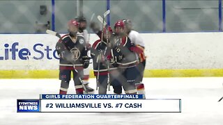 HEWS and Williamsville pick up wins in the girls federation quarterfinal round