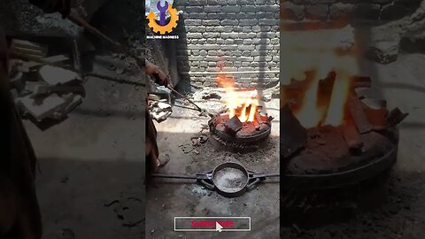 Burning metal