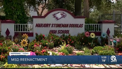 Shooting reenactment to take place at Marjory Stoneman Douglas High School in Parkland