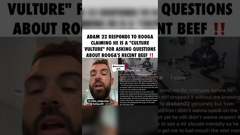 Adam22 Responds To Rooga Says “Stop Being Soft”