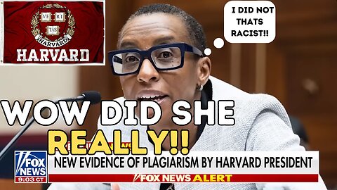 Harvard President Claudine Gay Allegedly 'Plagiarized' for Years New Allegations.