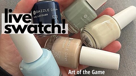 Live Swatch! Dazzle Dry “Art of the Game” collection