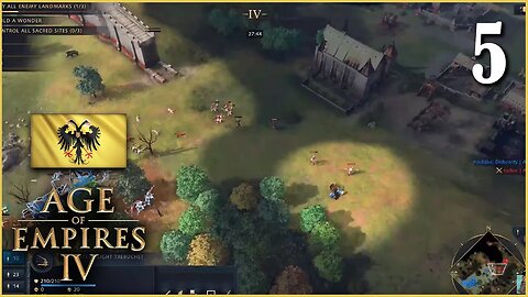 Age of Empires 4 - HRE vs England // 1v1 // Ranked Placements #5