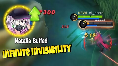 Infinite Invisibility On Buffed Natalia 😱 | Mobile Legends Bang Bang