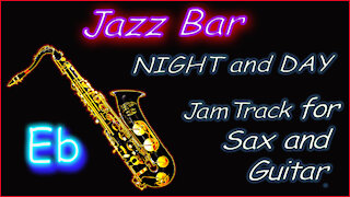 397 JAZZ Jam Track in Eb for SAX and GUITAR