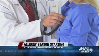 Allergy season is starting