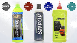 Meguiar's vs Adam's vs Mother's Ceramic Liquid Hybrid Waxes Review!