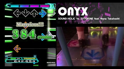 ONYX - EXPERT (14) - AA#500! (EXTRA SAVIOR Full Combo) on Dance Dance Revolution A20 PLUS (AC, US)