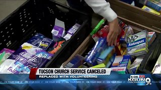 Pantano Christian Chuch Cancels Service to Serve the Tucson Community