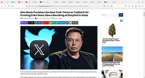 Elon Musk Abets Israeli War Crimes - Twitter Covers Up Hospital Bombing