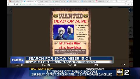 Search for Snow Miser in Frederick
