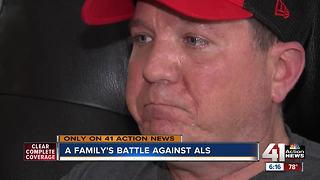 Father battles ALS with support from family