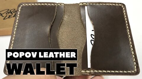 Front Pocket 5 Card Horween Chromexcel Leather Wallet by Popov Leather Review