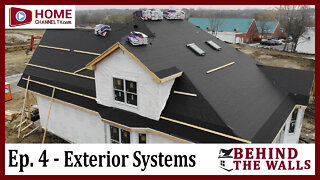 Episode 4 - Installing the Home Exteriors | New House Construction Series