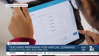 Teachers preparing for virtual learning