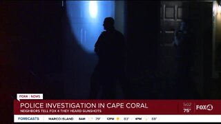 Crime scene in Cape Coral