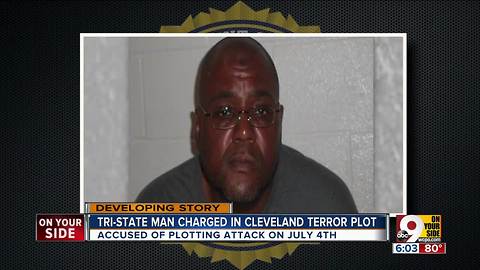 Cincinnati-linked man charged in terror plot