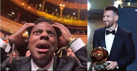 Ishowspeed reaction to messi winning Ballon D’or