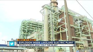 Violent explosion at Lakeland power plant