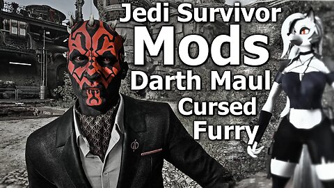 Jedi Survivor Mods Darth Maul(Outfit Manager) a Furry and more